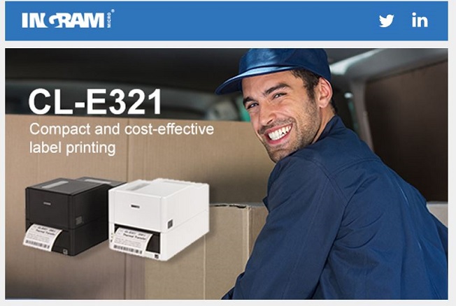 NEW Citizen CL-E321. Fast, simple and stylish label printing 