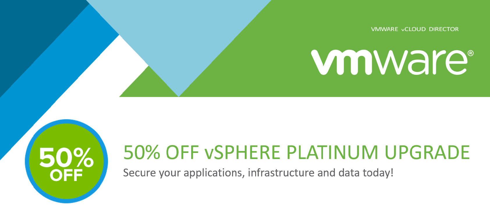 VMWARE PROMO > 50% OFF vSPHERE PLATINUM UPGRADE